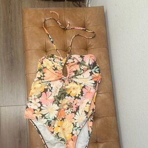 Shade & Shore Floral One Piece Swimsuit - Multicolor